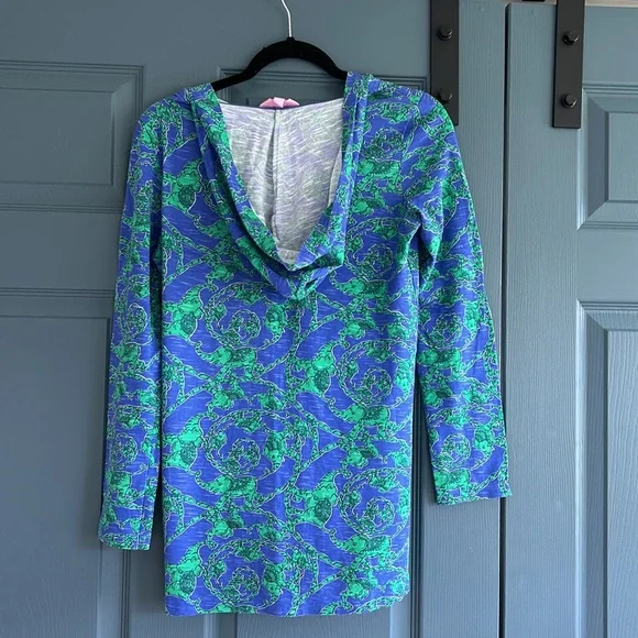 Embroidered Lilly Pulitzer Hooded Beach CoverUp - Picture 3 of 3